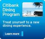 Citibank Dining Program.